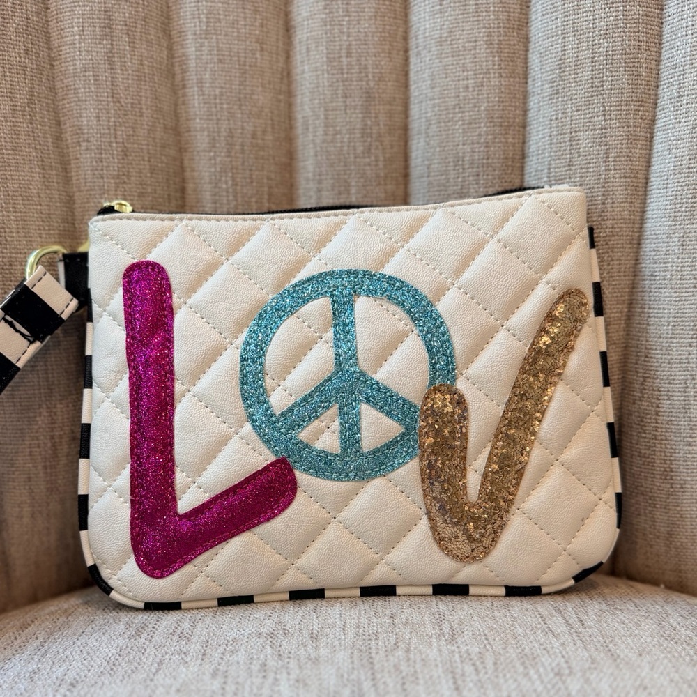 Betsey Johnson Multicolor LOVE Clutch - Picture 7 of 8